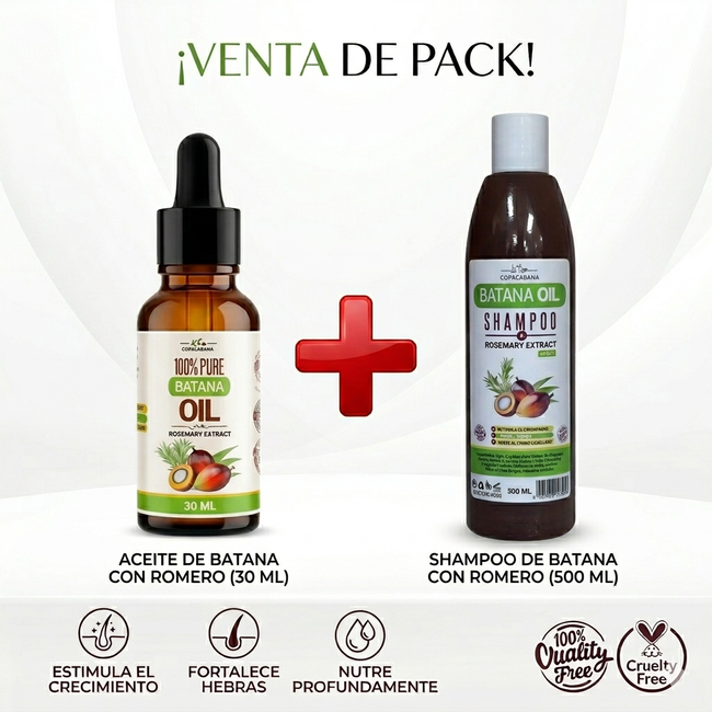 Pack Capilar Batana: Shampoo + Aceite