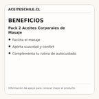 Beneficios de Pack 2 Aceites Corporales de Masaje