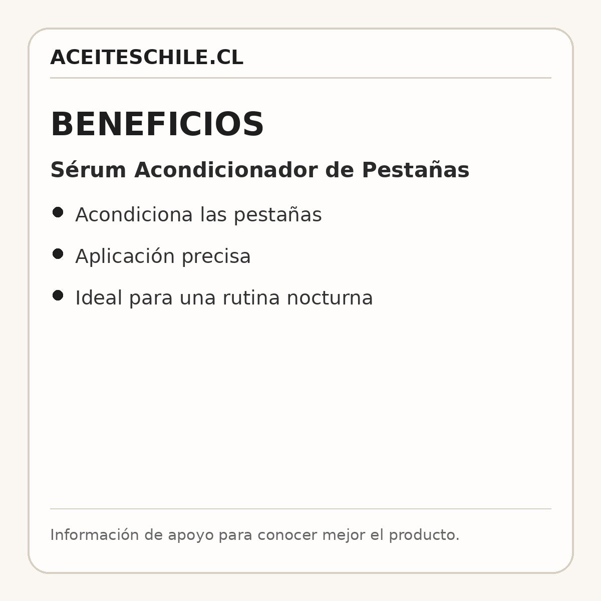 Beneficios de Sérum Acondicionador de Pestañas