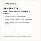Beneficios de Pack Capilar Batana: Shampoo + Aceite