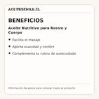 Beneficios de Aceite Nutritivo para Rostro y Cuerpo