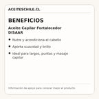 Beneficios de Aceite Capilar Fortalecedor DISAAR