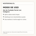 Modo de uso de Set de Cuidado Facial con Colágeno