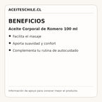Beneficios de Aceite Corporal de Romero 100 ml