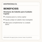 Beneficios de Shampoo de Cebolla para Cuidado Capilar