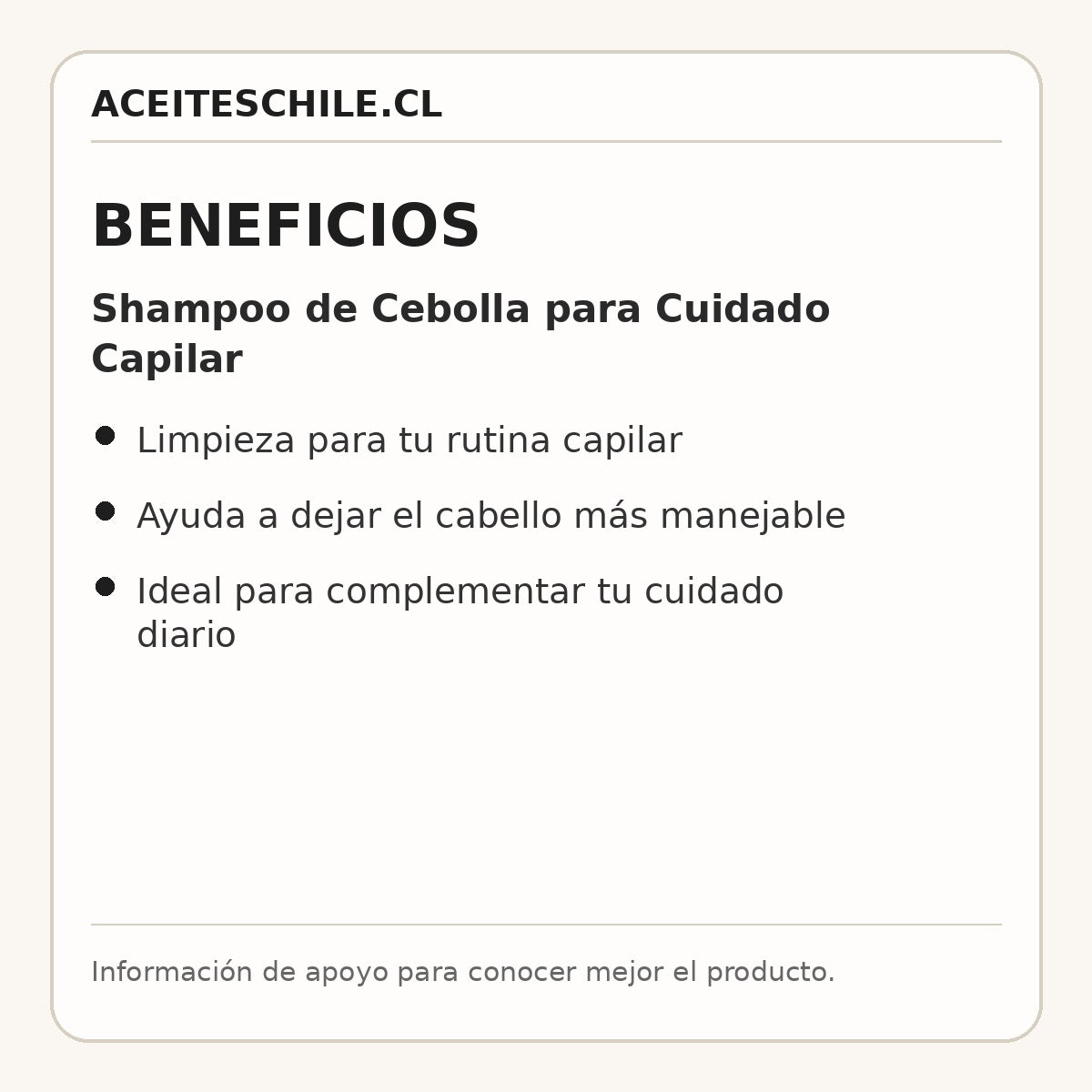 Beneficios de Shampoo de Cebolla para Cuidado Capilar
