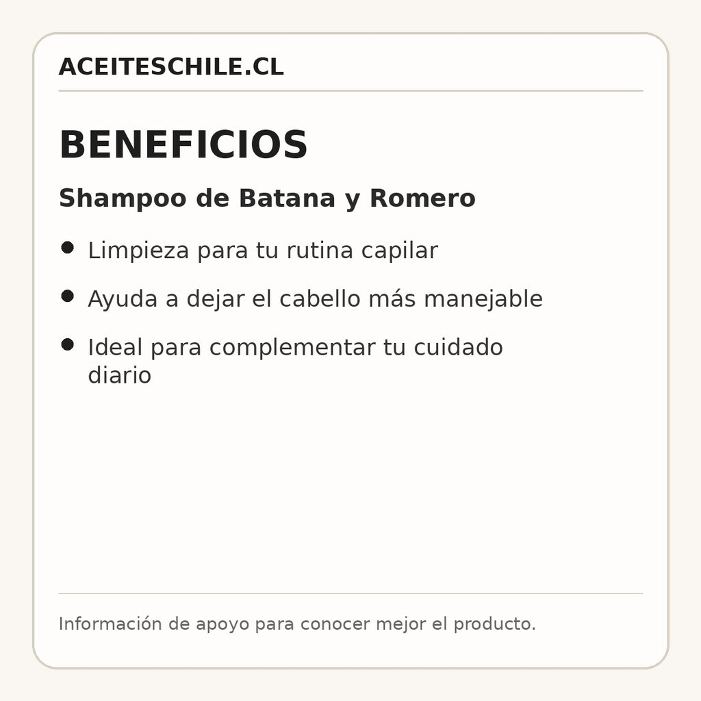 Beneficios de Shampoo de Batana y Romero