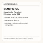 Beneficios de Masajeador Facial de Microcorriente USB