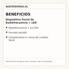 Beneficios de Dispositivo Facial de Radiofrecuencia + LED