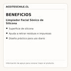 Beneficios de Limpiador Facial Sónico de Silicona