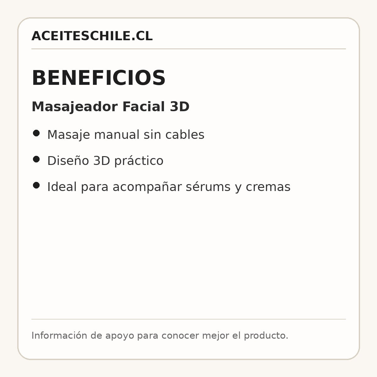 Beneficios de Masajeador Facial 3D