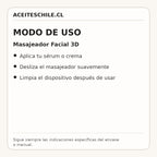 Modo de uso de Masajeador Facial 3D
