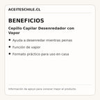 Beneficios de Cepillo Capilar Desenredador con Vapor