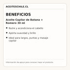 Beneficios del Aceite Capilar de Batana + Romero 30 ml